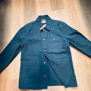 J. Crew Men's Teal Shirt Jacket